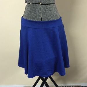 🎉Host Pick🎉 New Large Bright Royal Blue Skater Skirt